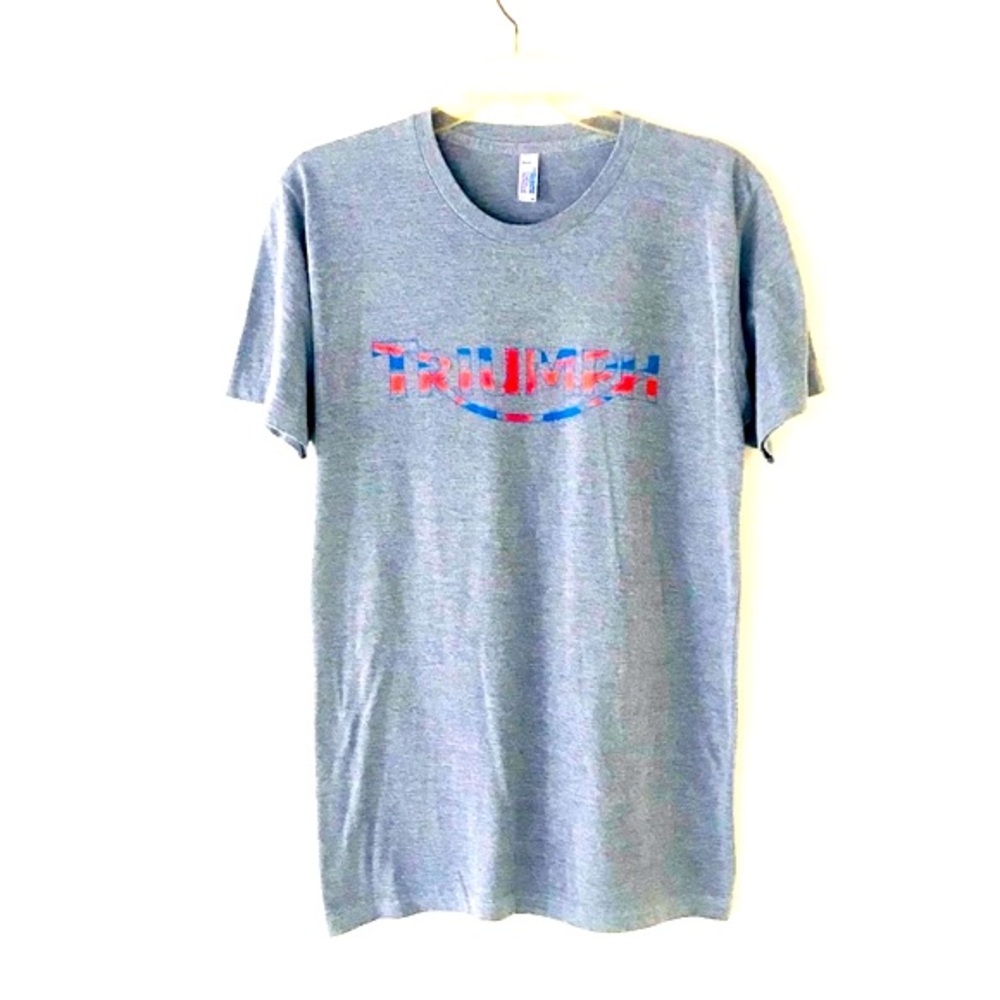 TRIUMPH Motorcycles Gray Graphic Tee Size Med